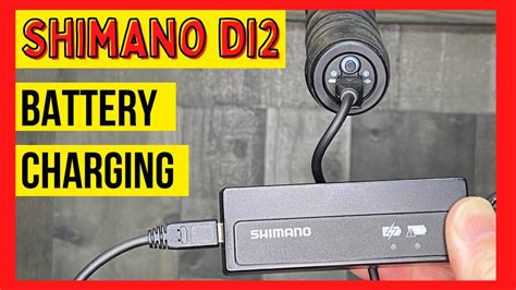 di2 battery charger cables & junction boxes|shimano di2 battery charging instructions.